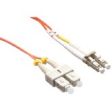 Accortec Fiber Optic Duplex Network Cable - 131.23 ft Fiber Optic Network Cable for Network Device - First End: 2 x LC Male Network - Second End: 2 x SC Male Network - 62.5/125 &micro;m - Orange LCSCMD6O-40M-ACC