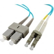 Axiom Fiber Cable 0.5m - 1.64 ft Fiber Optic Network Cable for Network Device - First End: 2 x LC Male Network - Second End: 2 x SC Male Network - 12.50 GB/s - Patch Cable - Aqua LCSCOM4MD05M-AX