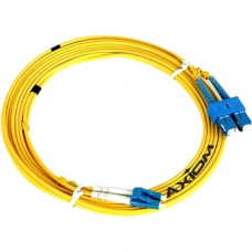 Axiom LC/SC Singlemode Duplex OS2 9/125 Fiber Optic Cable 8m - Fiber Optic for Network Device - 26.25 ft - 2 x LC Male Network - 2 x SC Male Network - Yellow LCSCSD9Y-8M-AX
