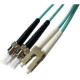 Axiom LC/ST Multimode Duplex OM4 50/125 Cable - 3.28 ft Fiber Optic Network Cable for Network Device - First End: 2 x LC Male Network - Second End: 2 x ST Male Network - Patch Cable - 50/125 &micro;m - Aqua LCSTOM4MD1M-AX