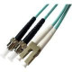 Axiom LC/ST Multimode Duplex OM4 50/125 Cable - 29.53 ft Fiber Optic Network Cable for Network Device - First End: 2 x LC Male Network - Second End: 2 x ST Male Network - 12.50 GB/s - Patch Cable - 50/125 &micro;m - Aqua LCSTOM4MD9M-AX