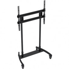 Premier Mounts Large Format Mobile Cart for Flat-panels up to 300 lbs - Up to 98" Screen Support - 300 lb Load Capacity - 84.7" Height x 44.9" Width - Floor - Black - TAA Compliant LFC-LB