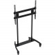 Premier Mounts Large Format Mobile Cart for Flat-panels up to 300 lbs - Up to 98" Screen Support - 300 lb Load Capacity - 84.7" Height x 44.9" Width - Floor - Black - TAA Compliant LFC-LB