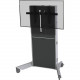 Video Furniture International VFI LFT7000 Mobile Height Adjustable Stand - Up to 70" Screen Support - 280 lb Load Capacity - 72" Height x 35" Width x 35" Depth - Floor - Metal - Light Gray, Shark Gray LFT7000-S