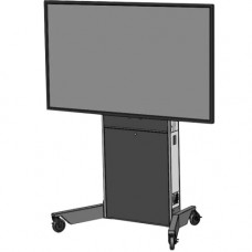 Video Furniture International VFI LFT7000-XL Mobile Lift Stand For Single Extra Large Monitors - Up to 90" Screen Support - 280 lb Load Capacity - 72" Height x 45" Width x 35" Depth - Floor - Metal Gray, Shark Gray LFT7000-XL