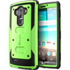 I-Blason LG G4 Armorbox Dual Layer Full Body Protective Case - For Smartphone - Green - Shock Absorbing, Scratch Resistant, Damage Resistant, Dust Resistant, Dirt Resistant, Drop Resistant - Polycarbonate, Thermoplastic Polyurethane (TPU) LGG4-ARMOR-GN
