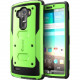 I-Blason LG G4 Armorbox Dual Layer Full Body Protective Case - For Smartphone - Green - Shock Absorbing, Scratch Resistant, Damage Resistant, Dust Resistant, Dirt Resistant, Drop Resistant - Polycarbonate, Thermoplastic Polyurethane (TPU) LGG4-ARMOR-GN