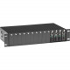 Black Box Pure Networking Copper to Fiber Media Converter Chassis - 2U, 14-Slot - 2 x Number of Power Supplies Installed - 14 Slot - 2U - Rack-mountable LHGC-RACK