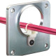 Panduit Cable Tie Mount - Natural - 100 Pack - Nylon 6.6 - TAA Compliance LHMS-S10-C