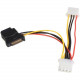 Startech.Com SATA to LP4 Power Cable Adapter with 2 Additional LP4 - 6 - RoHS Compliance LP4SATAFM2L