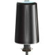Panorama Antennas Low Profile Antenna - 698 MHz, 1.71 GHz to 960 MHz, 2.70 GHz - 5 dBi - Cellular Network - Black - Panel - Omni-directional - SMA Connector - TAA Compliance LPB-7-27-05SP