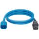 Panduit SmartZone Standard Power Cord - For PDU - 250 V AC Voltage Rating - 10 A Current Rating - Blue LPCA07X