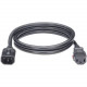 Panduit SmartZone Standard Power Cord - For PDU - 250 V AC Voltage Rating - 10 A Current Rating - Black LPCA13X
