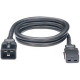 Panduit SmartZone Standard Power Cord - 250 V AC / 16 A - Black - 10 - TAA Compliance LPCB15X