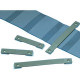 PANDUIT Low Profile Flat Cable Mount - Gray - 100 Pack - TAA Compliance LPFCM22-A-C14