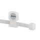 PANDUIT Low Profile Cable Tie Mount - Natural - 100 Pack - TAA Compliance LPMS-S8-C