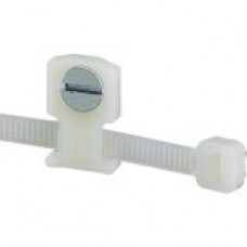 Panduit Cable Tie Mount - Black - 1000 Pack - Nylon 6.6 - TAA Compliance LPMS-S8-M20