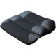Kantek Memory Foam Seat Cushion - Memory Foam, Fabric, Rubber - Ergonomic Design, Comfortable, Washable, Easy to Clean - Black, Gray - 1Each LS365