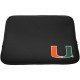 CENTON LTSC13-MIA Carrying Case (Sleeve) for 13.3" Notebook - Black - Bump Resistant - Neoprene, Faux Fur Interior - University of Miami Logo LTSC13-MIA