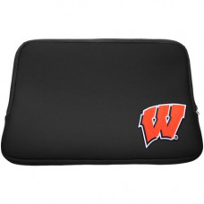 CENTON LTSC13-WIS Carrying Case (Sleeve) for 13.3" Notebook - Black - Bump Resistant - Neoprene, Faux Fur Interior - University of Wisconsin Logo LTSC13-WIS