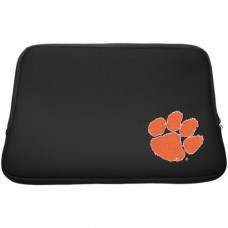 CENTON LTSC15-CLEM Carrying Case (Sleeve) for 15.6" to 16" Notebook - Black - Bump Resistant - Neoprene, Faux Fur Interior - Clemson Logo LTSC15-CLEM