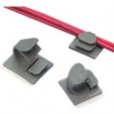 Panduit Cable Clip - Gray - 500 Pack - Nylon 6.6 - TAA Compliance LWC38-A-D14