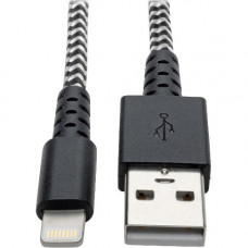 Tripp Lite Heavy Duty Lightning to USB Sync / Charging Cable Apple iPhone iPad 6ft 6&#39;&#39; - Lightning/USB for iPhone, iPad mini, iPod, iPod touch, Network Device, iPad Air, iPad - 6 ft - 1 x Type A Male USB - 1 x Lightning Male Proprietary Co