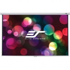 Elite Screens Manual B - 120-INCH 4:3, Manual Pull Down Projector Screen 4K / 8K Ultra HDR 3D Ready with Slow Retract Mechanism, 2-YEAR WARRANTY, M120V" - GREENGUARD Compliance M120V