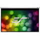 Elite Screens Manual B - 135-INCH 16:9, Manual Pull Down Projector Screen 4K / 8K Ultra HDR 3D Ready with Slow Retract Mechanism, 2-YEAR WARRANTY, M135H" M135H