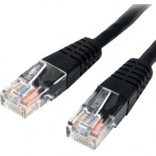 Startech.Com 50 ft Black Molded Cat5e UTP Patch Cable - Category 5e - 50 ft - 1 x RJ-45 Male - 1 x RJ-45 Male - Black - RoHS Compliance M45PATCH50BK
