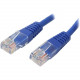 Startech.Com 7ft Blue Molded Cat5e UTP Patch Cable - Category 5e - 7 ft - 1 x RJ-45 Male - 1 x RJ-45 Male - Blue - RoHS Compliance M45PATCH7BL