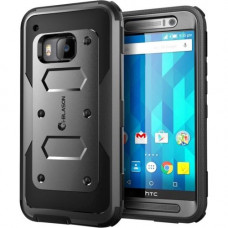 I-Blason HTC One M9 Armorbox Dual Layer Full Body Protective Case - For Smartphone - Black - Scratch Resistant, Drop Resistant, Damage Resistant, Dust Resistant, Lint Resistant, Impact Resistant, Shock Resistant - Polycarbonate, Thermoplastic Polyurethane