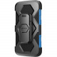 I-Blason Prime Carrying Case (Holster) Smartphone - Blue - Impact Resistant, Shock Resistant - Polycarbonate, Silicone - Holster, Belt Clip M9-PRIME-BLUE