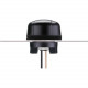 Taoglas Hercules Antenna - Range - UHF - 1.57 GHz to 868 MHz, 1.61 GHz - 27 dB - GPS, GLONASS - Black - Screw Mount - Omni-directional - SMA Connector MA130.A.LP.002