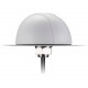 Taoglas Pantheon MA710 White 3in1 Permanent Mount GPS/GLONASS/GALILEO, 4G/3G/2G 2xMIMO - 698 MHz, 824 MHz, 880 MHz, 1.71 GHz, 1.85 GHz, 1.92 GHz, 2.40 GHz, 2.60 GHz to 787 MHz, 896 MHz, 960 MHz, 1.88 GHz, 1.99 GHz, 2.17 GHz, 2.50 GHz, 3.50 GHz - GPS, GLON