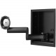 Chief MAC501B Flat Panel In-Wall Mount - 75 lb - Black - TAA Compliance MAC501B