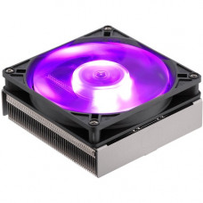 Cooler Master MasterAir G200P Low-Profile 2 Heat Pipe Cooler With RGB Fan - 1 x 92 mm - 35.5 CFM - 28 dB(A) Noise - Air Cooler - 4-pin PWM - Socket H3 LGA-1150, Socket H4 LGA-1151, Socket H2 LGA-1155, Socket H LGA-1156, Socket AM4, Socket AM3 PGA-941, Soc