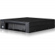 Icy Dock FlexiDOCK MB021VP-B Drive Enclosure for 3.5" U.2, PCI Express NVMe - SFF-8654 SlimSAS Host Interface Internal - Black - 1 x SSD Supported - 1 x Total Bay - 1 x 2.5" Bay - Metal, Plastic MB021VP-B