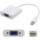 AddOn 8in Apple MB572Z/B Compatible Mini-DisplayPort Male to VGA Female White Adapter Cable - 100% compatible and guaranteed to work - TAA Compliance MB572Z/B-AO