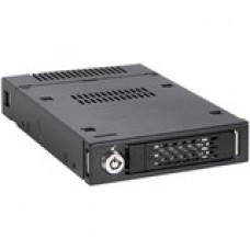 Icy Dock ToughArmor MB601VK-1B Drive Enclosure for 3.5" M.2, SATA/600, PCI Express NVMe - U.2 (SFF-8639) Host Interface Internal - Black - Yes - 1 x HDD Supported - 1 x SSD Supported - 1 x 2.5" Bay - Metal MB601VK-1B