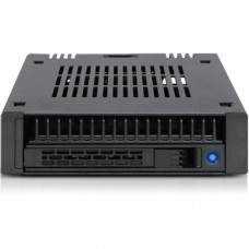 Icy Dock ExpressCage MB741SP-B Drive Bay Adapter for 3.5" 6Gb/s SAS, Serial ATA/600 - Serial ATA/600 Host Interface Internal - Black - 1 x HDD Supported - 1 x SSD Supported - 1 x 2.5" Bay - Metal, Acrylonitrile Butadiene Styrene (ABS) MB741SP-B
