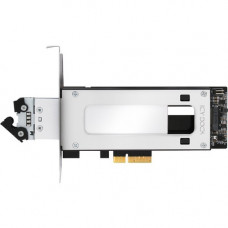 Icy Dock ToughArmor MB840M2P-B Drive Bay Adapter M.2, PCI Express NVMe - PCI Express 3.0 x4 Host Interface - Black, Silver - Hot Swappable Bays - 1 x SSD Supported - Metal, Acrylonitrile Butadiene Styrene (ABS), Plastic MB840M2P-B