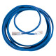 Accu-Tech MOD CORD, CAT6 UTP, 15FT, BLUE JKT, CLEAR BOOT,CM,LS0H MC615-06