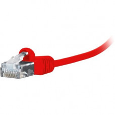 Comprehensive MicroFlex Pro AV/IT CAT6 Snagless Patch Cable Red 1ft - Category 6 for Network Device - Patch Cable - 1 ft - 1 x RJ-45 Male Network - 1 x RJ-45 Male Network - Gold Plated Contact - Red MCAT6-1PRORED