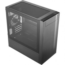 Cooler Master MasterBox MCB-NR400-KG5N-S00 Computer Case - Mini-tower - Black - Steel, Plastic, Mesh, Tempered Glass - 9 x Bay - 2 x 4.72" x Fan(s) Installed - 0 - Micro ATX, Mini ITX Motherboard Supported - 6 x Fan(s) Supported - 1 x External 5.25&q