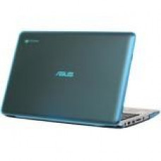 iPearl mCover Chromebook Case - For Chromebook - LOGO - Aqua - Shatter Proof - Polycarbonate MCOVRASC202LAQUA