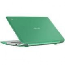 iPearl mCover Chromebook Case - For Chromebook - LOGO - Green - Shatter Proof - Polycarbonate MCOVRASC202LGREN