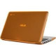 iPearl mCover Chromebook Case - For Chromebook - LOGO - Orange - Shatter Proof - Polycarbonate MCOVRASC202LORA