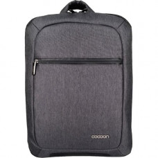 Cocoon Slim Carrying Case (Backpack) for 15.6" Notebook - Graphite - Water Resistant Exterior, Water Proof Zipper - Ballistic Nylon - Shoulder Strap - 16.8" Height x 12.3" Width x 2.8" Depth MCP3401GF