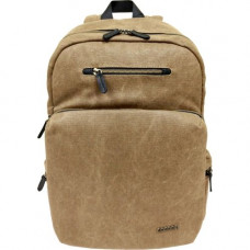 Cocoon Urban Adventure Carrying Case (Backpack) for 16" Notebook - Khaki - Waxed Canvas - Shoulder Strap, Handle - 17.5" Height x 13.5" Width x 7.3" Depth MCP3404KH